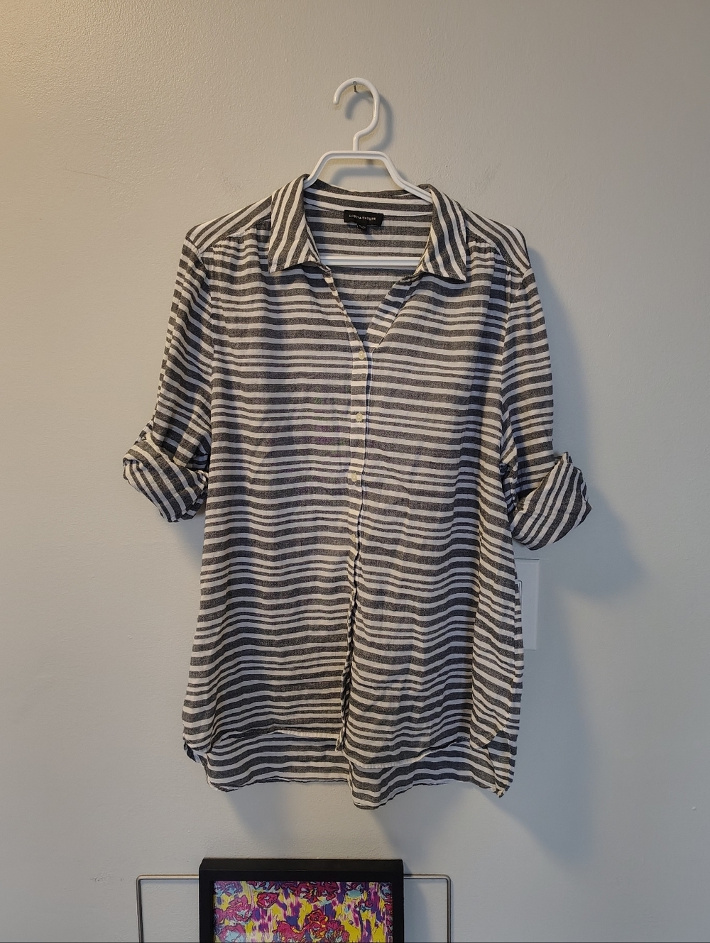 Lord & Taylor Lightweight Cotton Button-up - XLarge